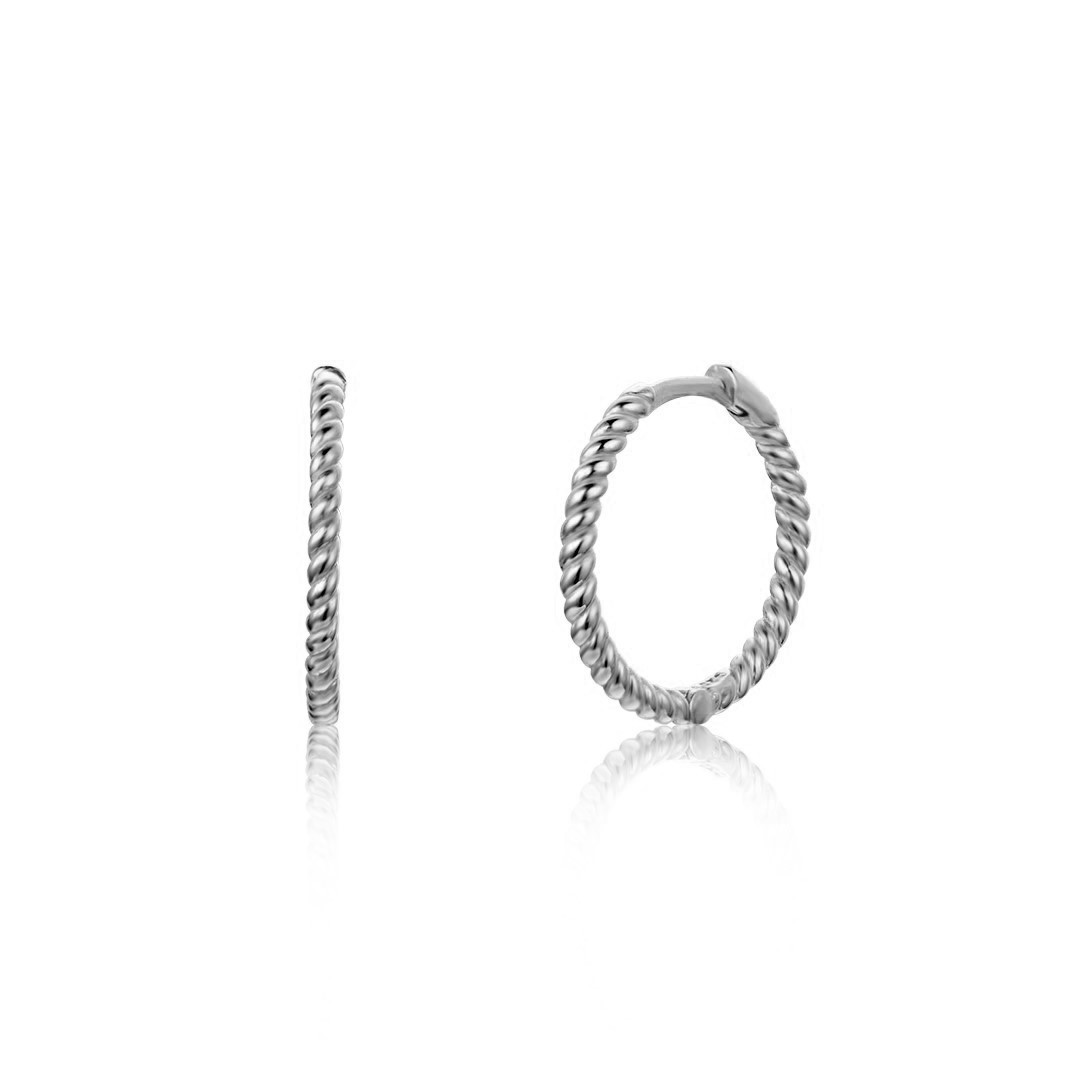 Silver Earring - Hoop Silver Earring - Hoop