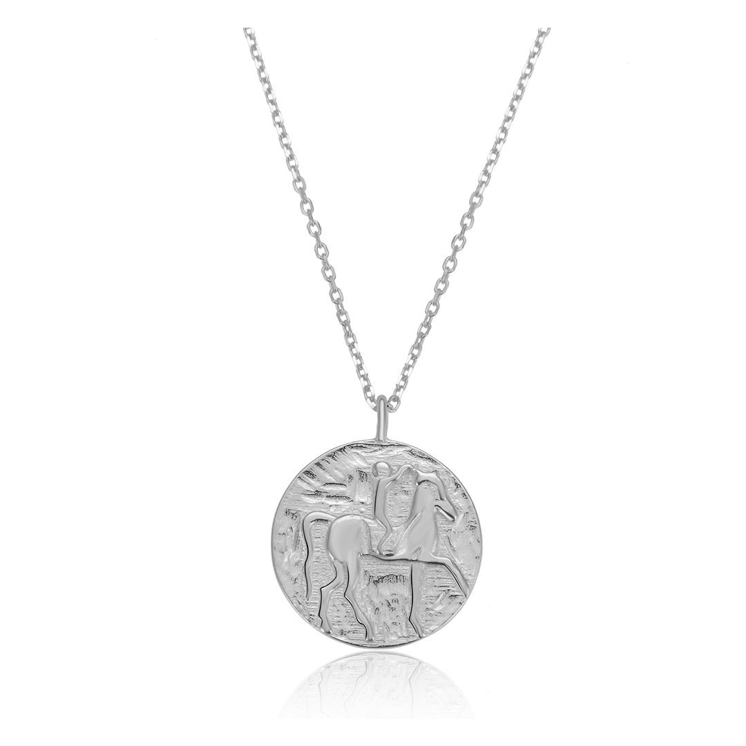 Silver Necklace - Coin Silver Necklace - Coin