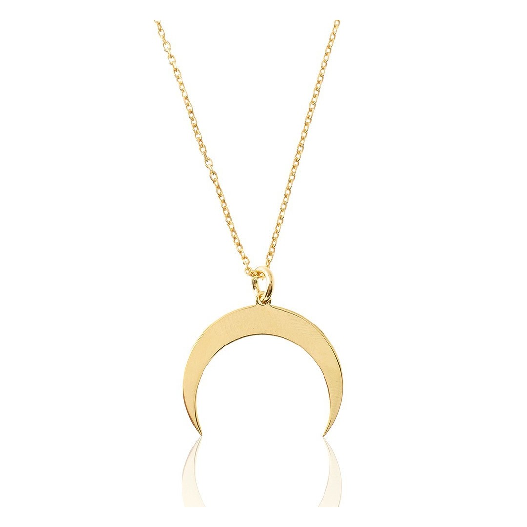 Silver Necklace - Moon 20mm Silver Necklace - Moon 20mm
